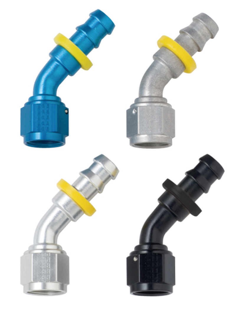 Fragola -10AN Push-Lite End 45 Degree - 204510