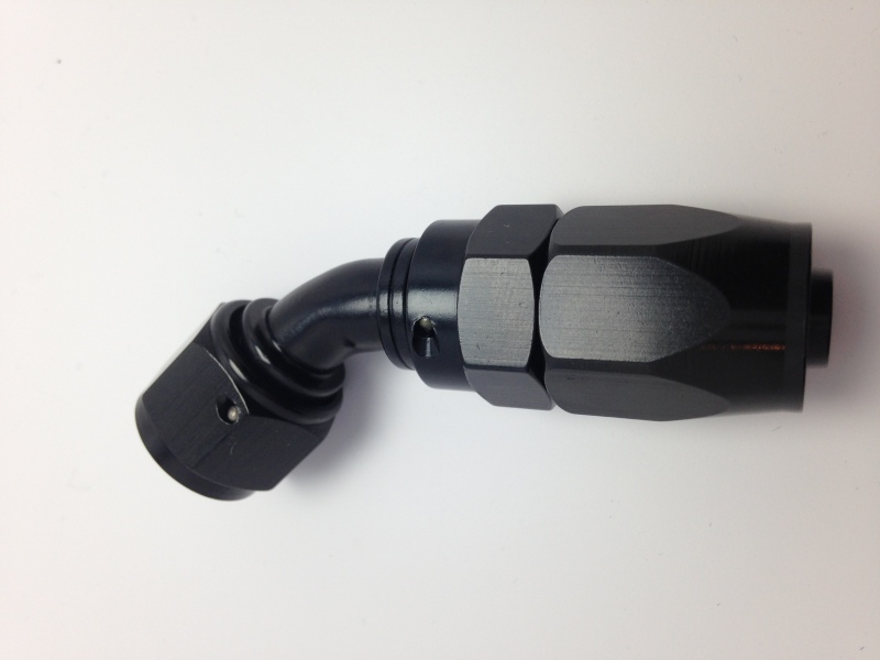Fragola -16AN x 60 Degree Pro-Flow Hose End - Black - 226016-BL