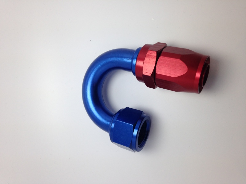 Fragola -10AN Nut x -12AN Hose Reducing Hose End 180 Degree - 231811
