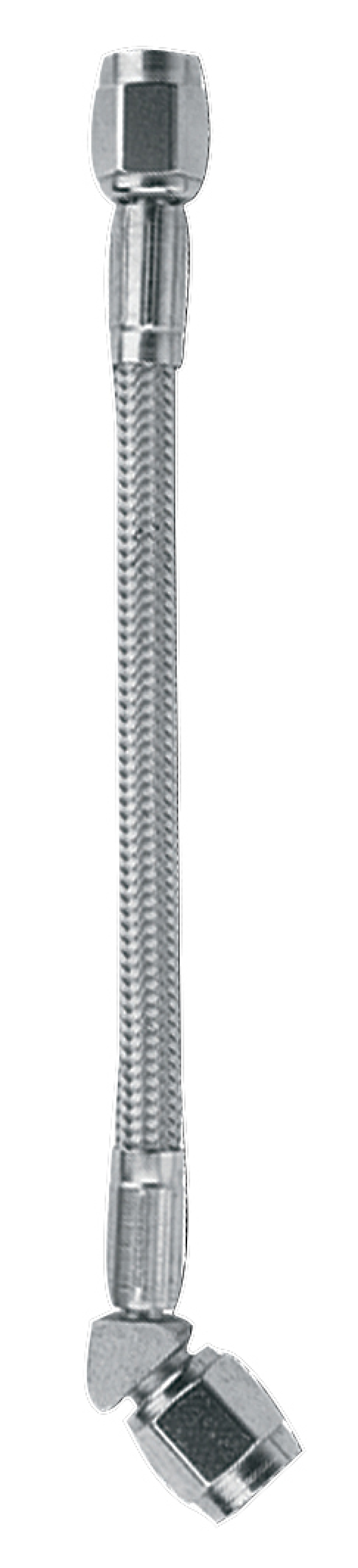 Fragola -3AN Clear Covered Assembly Straight x 45 Degree 20in - 341020