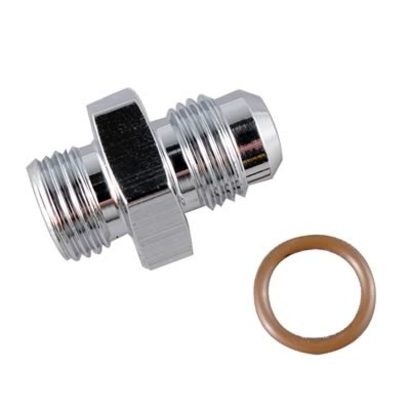 Fragola -8AN x 7/8-14 (10) Radius Fitting O-Ring - Chrome - 495104-CH