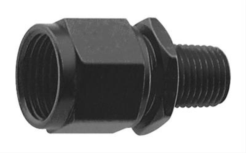 Fragola -12AN Female Swivel To 1/2 NPT - Black - 499313-BL