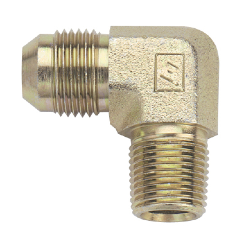 Fragola -10AN x 1/2 NPT 90 Degree Adapter - Steel - 582210