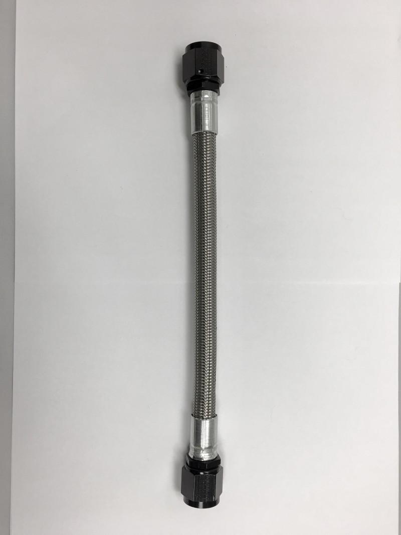 Fragola -10AN PTFE Hose Assembly Straight x Straight 42in - 6010-1-1-42BL