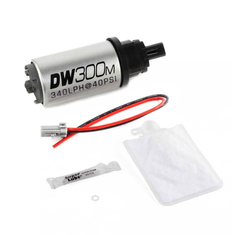 DeatschWerks 340 LPH Ford In-Tank Fuel Pump DW300M Series w/ 99-04 Mustang V6 / V8 Install Kit - 9-305-1032