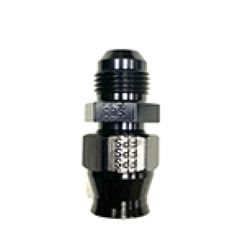 Fragola -6AN Male x 5/16in Tube AN Adapter Fitting Black - 892005-BL