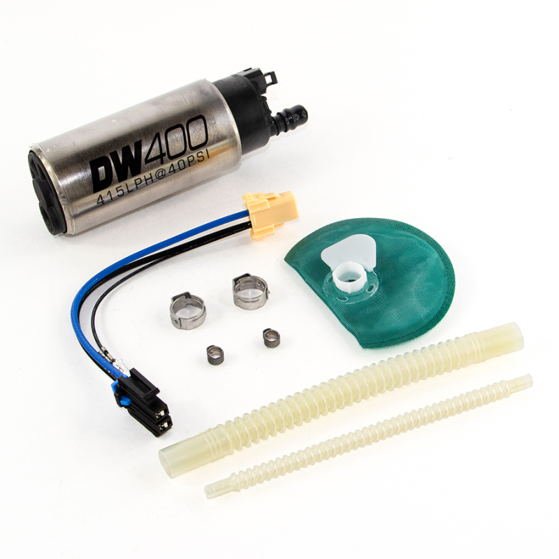 DeatschWerks 415LPH DW400 In-Tank Fuel Pump w/ 9-1046 Install Kit 11-14 Ford Mustang V6/GT - 9-401-1046