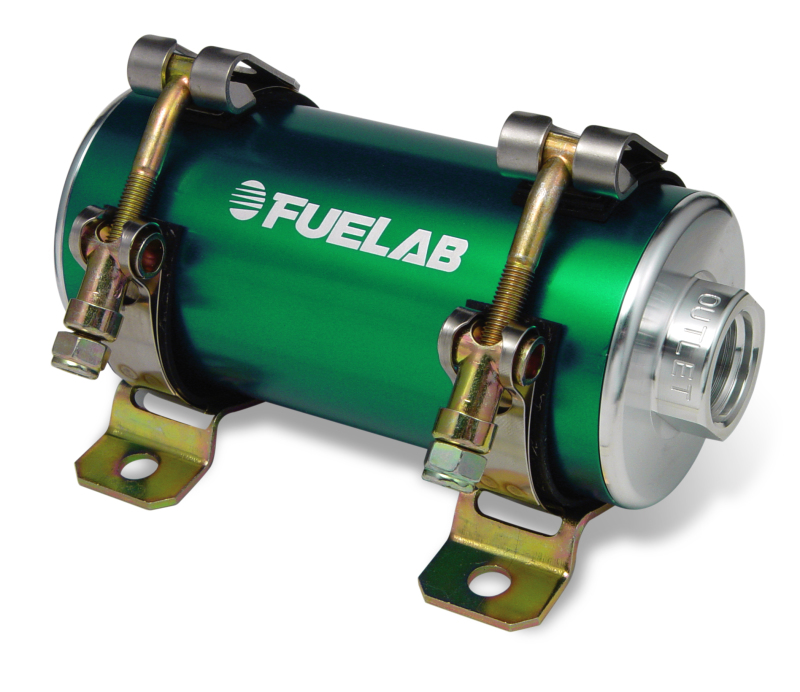 Fuelab Prodigy High Flow Carb In-Line Fuel Pump w/External Bypass - 1800 HP - Green - 41404-6