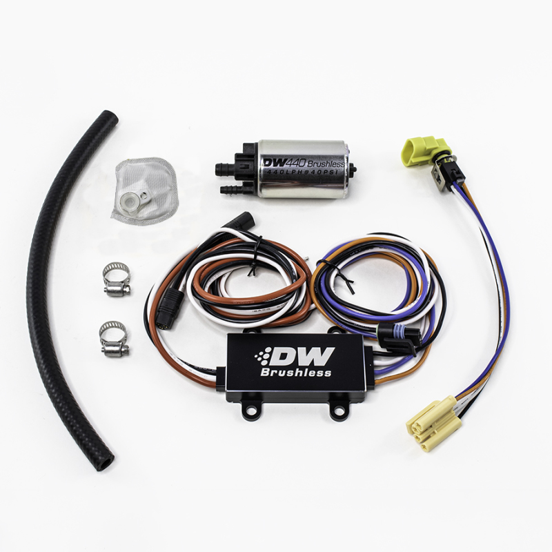 DeatschWerks DW440 440lph Brushless Fuel Pump w/ Dual Speed Controller - 9-441-C102-0900