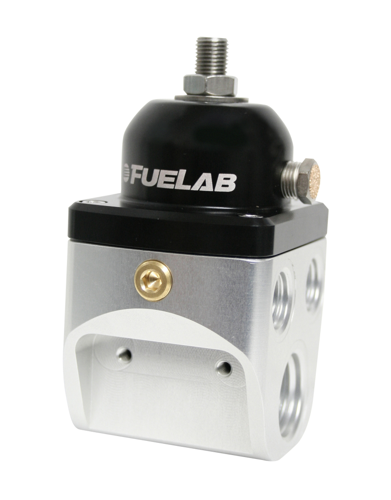 Fuelab 585 Carb Adjustable 4 Port FPR Blocking 2-4 PSI (2) -10AN In (4) -6AN Out - 58502