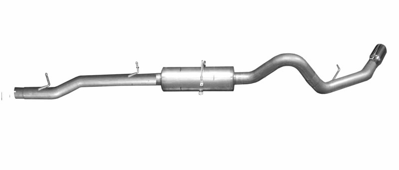 Gibson 03-07 Ford F-250 Super Duty Lariat 6.0L 4in Cat-Back Single Exhaust - Aluminized - 319610