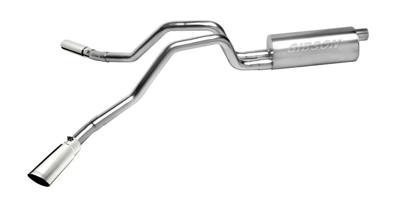 Gibson 10-13 Chevrolet Silverado 1500 LS 4.8L 2.25in Cat-Back Dual Extreme Exhaust - Aluminized - 5637