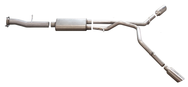 Gibson 2007 Hummer H2 Base 6.0L 2.25in Cat-Back Dual Extreme Exhaust - Stainless - 612601