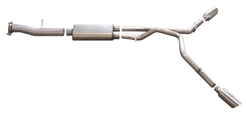 Gibson 2009 Hummer H2 Base 6.2L 2.25in Cat-Back Dual Extreme Exhaust - Stainless - 612603
