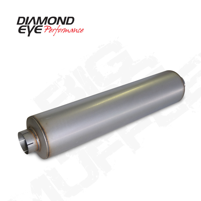 Diamond Eye MFLR BIG DOG QUIET TONE 5inID SGL IN/SGL OUT 10inDIA X 45in BODY 51in LENGTH BAFFLED AL - 800465