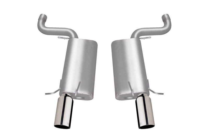 Gibson 06-08 Cadillac STS V 4.4L 2.5in Axle-Back Dual Exhaust - Stainless - 616000