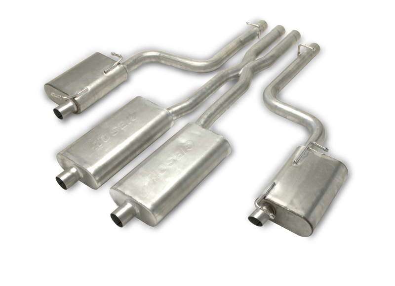 Gibson 11-14 Dodge Charger R/T 5.7L 2.5in Cat-Back Dual Exhaust - Stainless - 617008