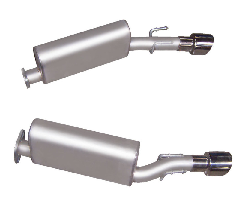 Gibson 05-06 Pontiac GTO Base 6.0L 2.5in Axle-Back Dual Exhaust - Stainless - 618000