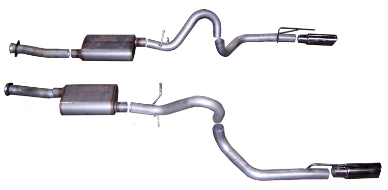 Gibson 99-04 Ford Mustang GT 4.6L 3in Cat-Back Dual Exhaust - Stainless - 619003