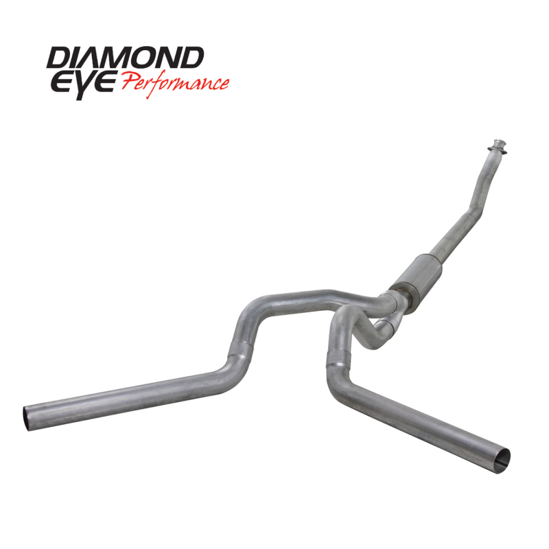 Diamond Eye KIT 4in TB DUAL AL: 94-02 DODGE CUMMINS 5.9L - K4214A