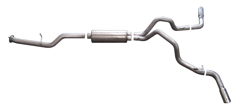 Gibson 07-09 Chevrolet Silverado 2500 HD LT 6.0L 3in Cat-Back Dual Extreme Exhaust - Stainless - 65621