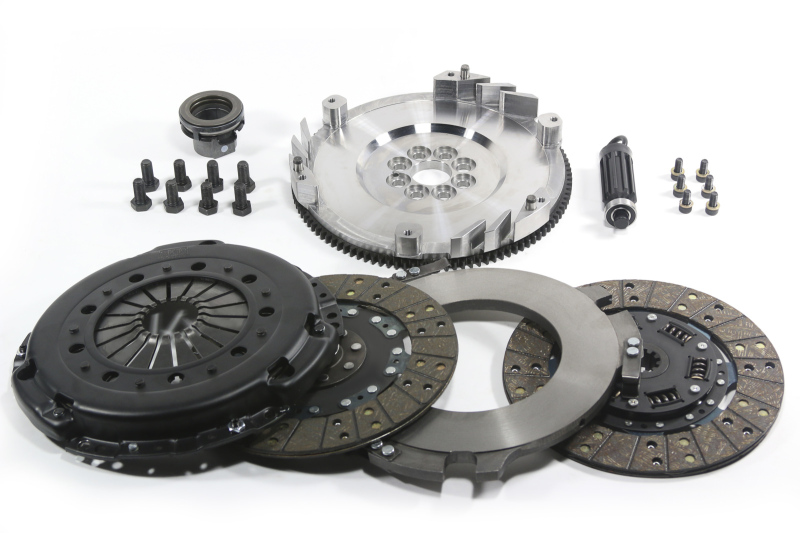 DKM Clutch BMW E34/E36/E39/E46/Z3 (6 Cyl) MS Twin Disc Clutch w/Steel Flywheel (660 ft/lbs Torque) - MS-006-005