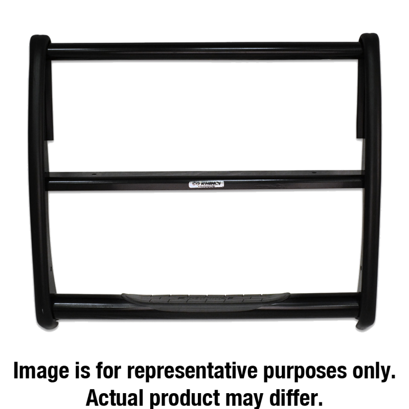 Go Rhino 09-14 Ford F-150 3000 Series StepGuard - Black (Center Grille Guard Only) - 3293B