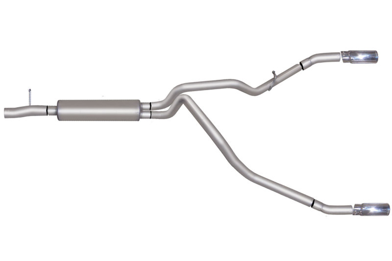 Gibson 17-18 Ford F-250 Super Duty XLT 6.2L 2.5in Cat-Back Dual Split Exhaust - Stainless - 69130