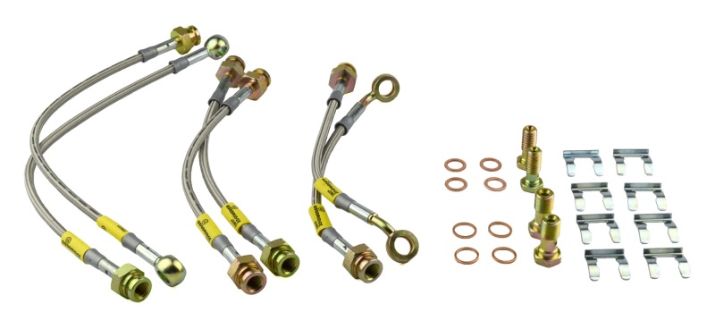 Goodridge 08-10 Chevy Cobalt SS Models w/ Brembo Calipers Stainless Steel Brake Lines Kit - 12295