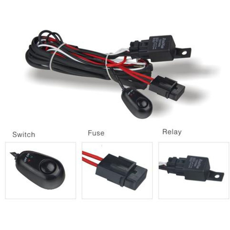 DV8 Offroad Wiring Harness w/ Relay & Switch - WIRE HARNESS