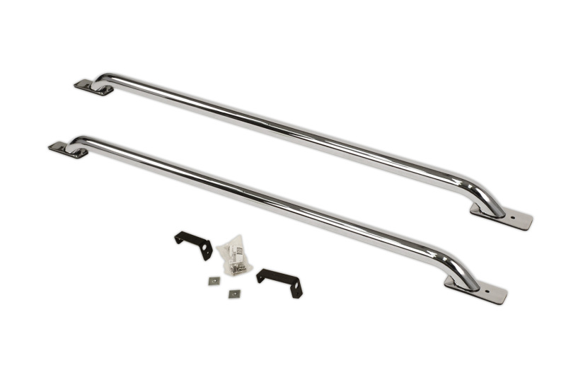 Go Rhino 07-13 Chevrolet Silverado Stake Pocket Bed Rails - Chrome - 8075C