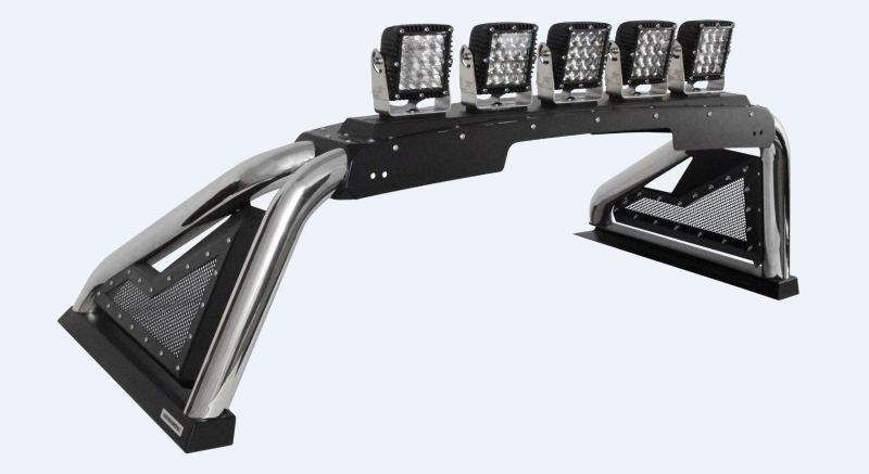 Go Rhino 20-20 Chevy 2500/3500 Sport Bar 2.0 Complete Kit w/Sport Bar + Retractable Light Mnt - 918600PS