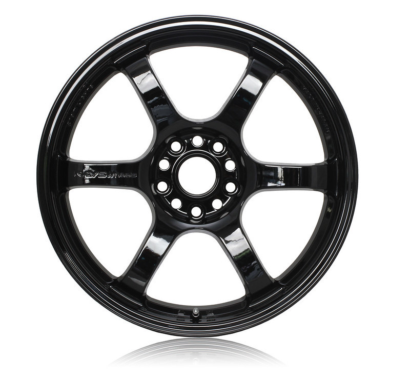 Gram Lights 57CR 17x9 +12 5x114.3 Gloss Black Wheel - WGCRQ12EGX