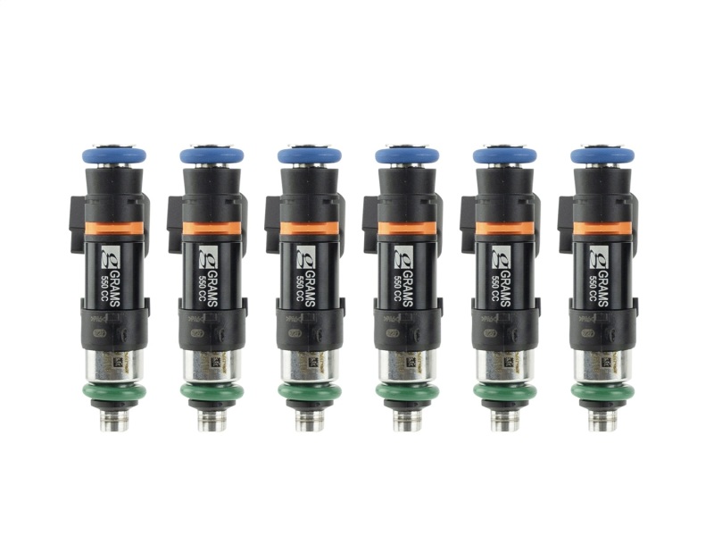 Grams Performance Nissan R32/R34/RB26DETT (Top Feed Only 14mm) 550cc Fuel Injectors (Set of 6) - G2-0550-0705