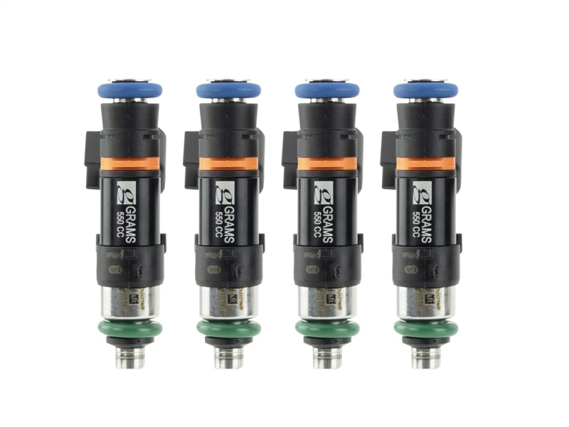 Grams Performance Nissan 240sx/S13/S14/S15/SR20 (Top Feed 11mm) 550cc Fuel Injectors (Set of 4) - G2-0550-0706