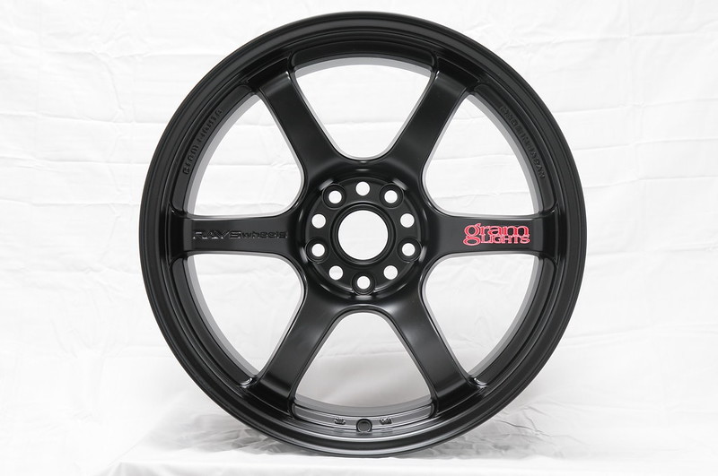 Gram Lights 57DR 18x8.5 +37 5-108 Semi Gloss Black Wheel (Min Order Qty 20) - WGIV37RH