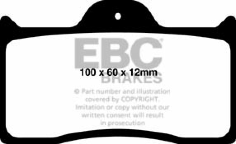 EBC Brakes Yellowstuff Performance Brake Pads - DP4038R