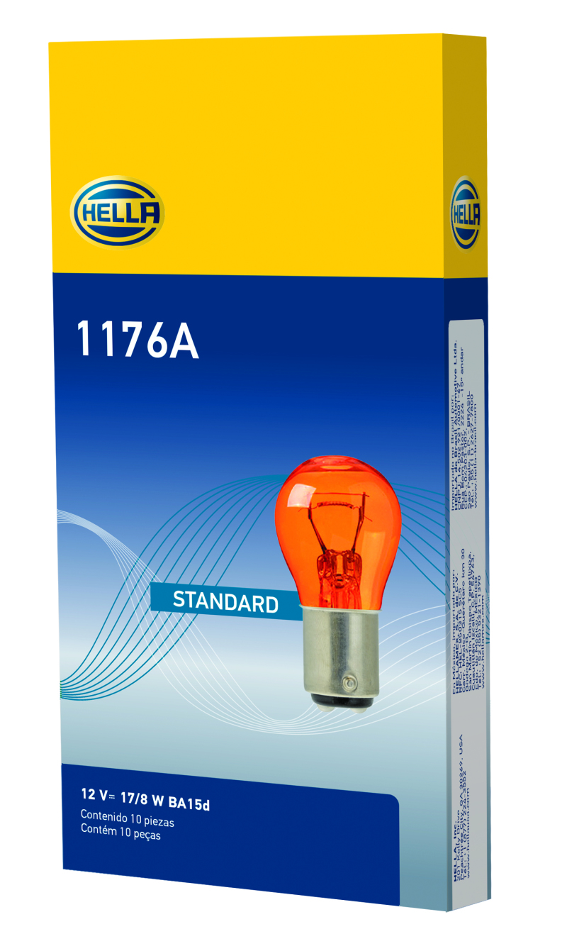 Hella BULB 1176A 12V 16/8W BA15d S8 - Min Qty 10 (211656701) - 1176A