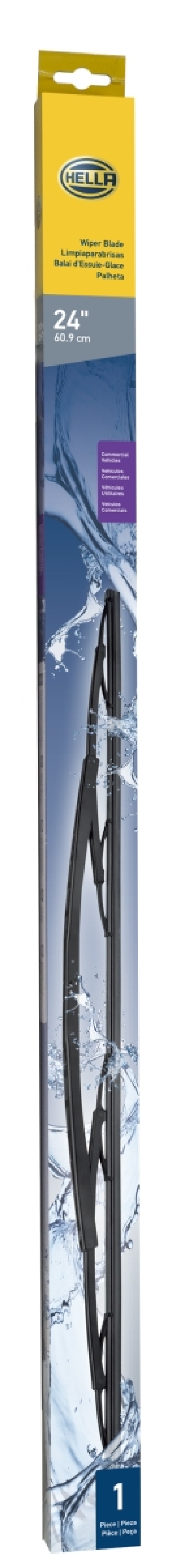 Hella Commercial Wiper Blade 24in - Single - 9XW191398241