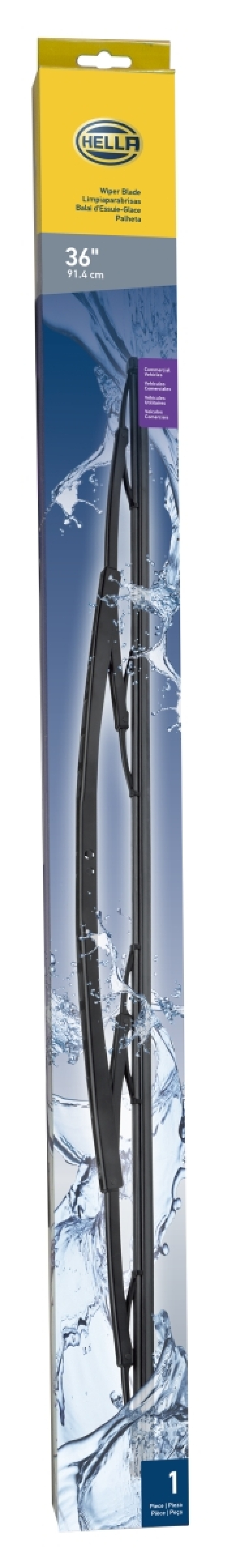 Hella Commercial Wiper Blade 36in - Single - 9XW191398361