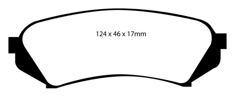 EBC 98-07 Lexus LX470 4.7 Yellowstuff Rear Brake Pads - DP41282R