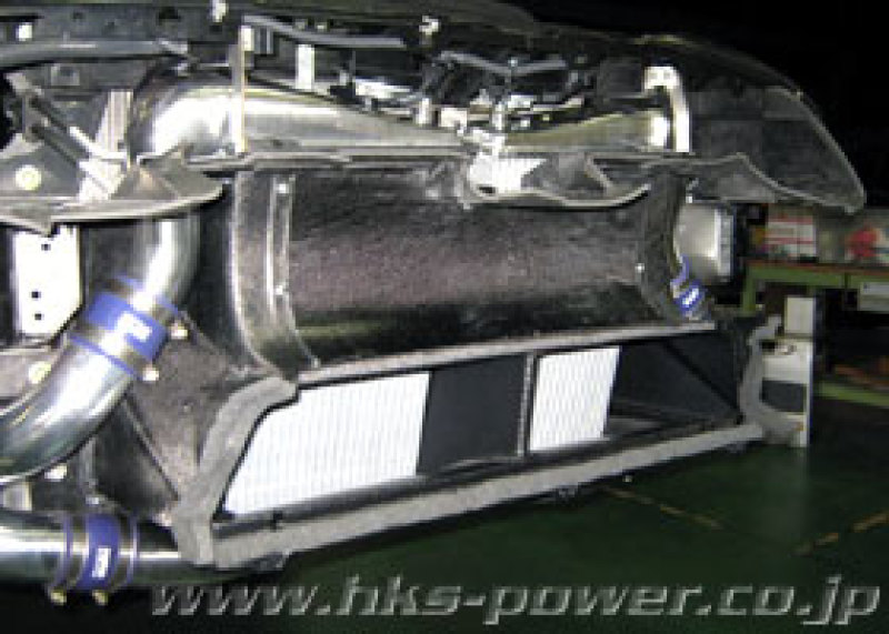 HKS 09 Nissan GTR R35 2 Core FMIC includes Carbon Air Duct and Full Piping Kits - 13001-AN013