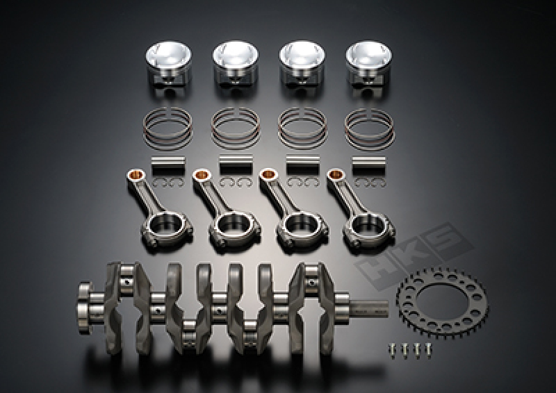 HKS 08-10 EVO X 4B11 Stroker Kit w/ Forged Pistons Crank & I-Beam Conrods - 21004-AM003