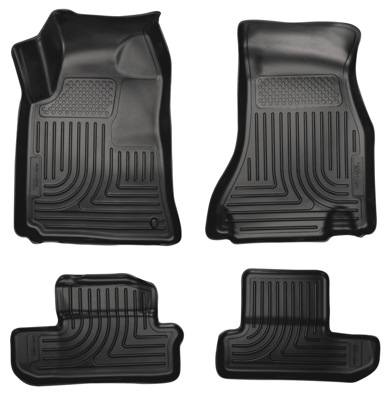 Husky Liners 08-12 Dodge Challenger WeatherBeater Combo Black Floor Liners - 98021