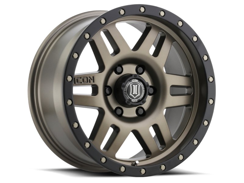 ICON Six Speed 17x8.5 6x135 6mm Offset 5in BS 94mm Bore Bronze Wheel - 1417856350BR