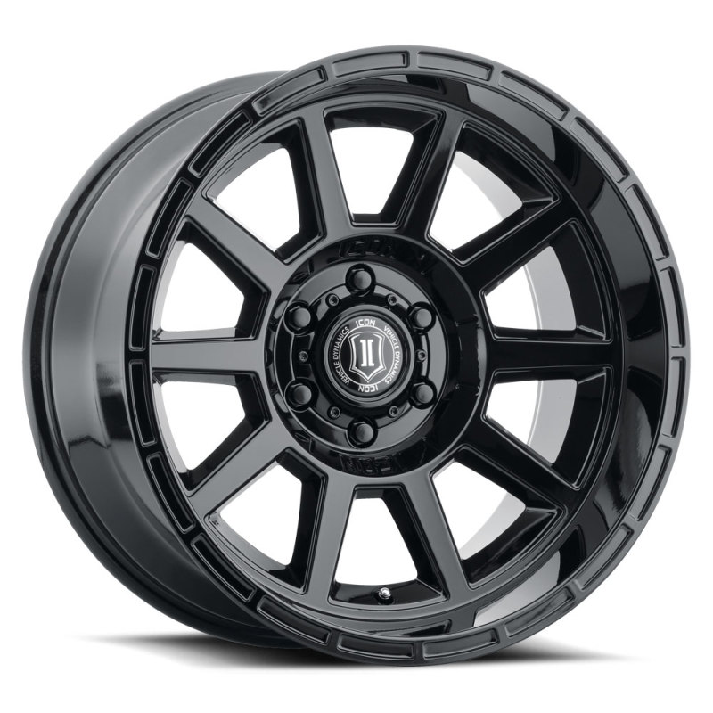 ICON Recoil 20x10 6x5.5 -24mm Offset 4.5in BS Gloss Black Wheel - 6220108345GB