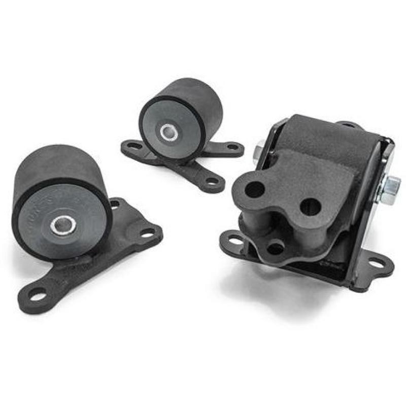 Innovative 96-00 Civic B/D Series Black Steel Mounts 95A Bushings (3 Bolt) - 10051-95A