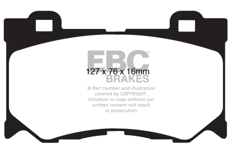 EBC 08-15 Infiniti G37 3.7 Bluestuff Front Brake Pads - DP51823NDX