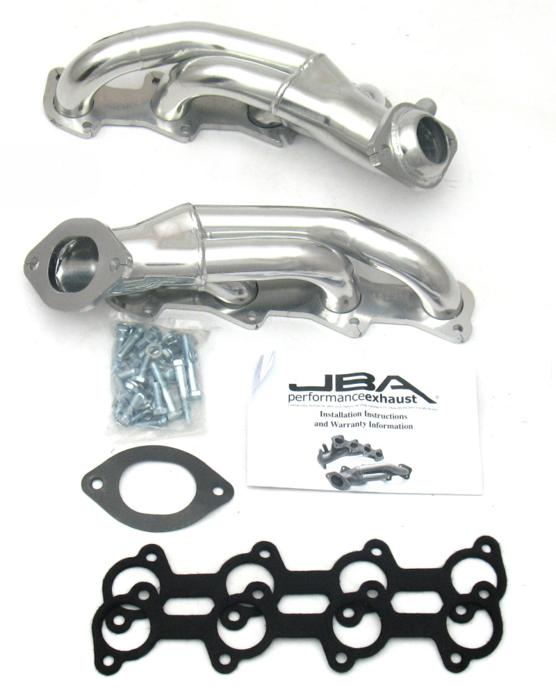 JBA 99-04 Ford Mustang 4.6L 2V 1-5/8in Primary Silver Ctd Cat4Ward Header - 1625S-9JS