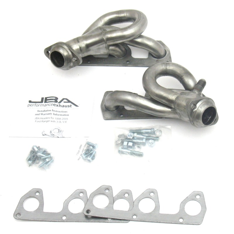 JBA 98-01 Ford Ranger 3.0L V6 w/EGR 1-1/2in Primary Raw 409SS Cat4Ward Header - 1647S